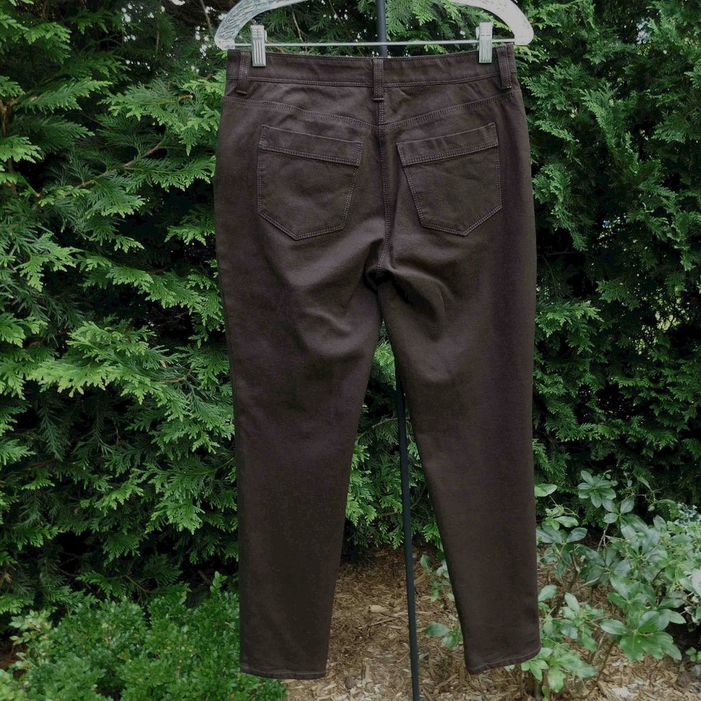 So Slimming by Chico's Dark Brown 5-Pkt Skinny Jeans - Picture 3 of 3